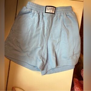 Sleeper Light Blue Women's Athletic Shorts